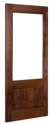 NM3G Walnut Unglazed Door