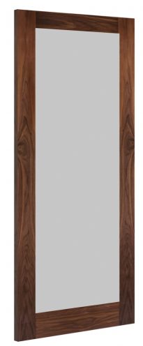 NM6G Walnut Glazed Door