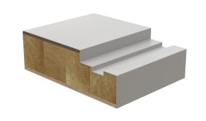 Primed Fire Rebated Door Frame