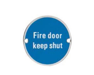 Fire Door Keep Shut Door Sign